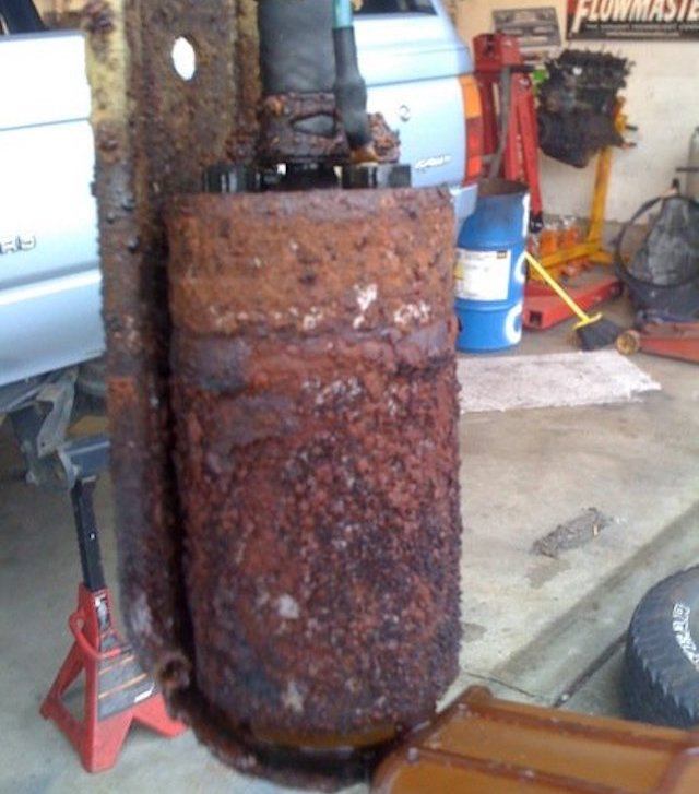 Pump fail rusty