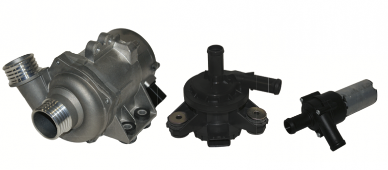 Characteristics and benefits of an automotive electric water pump